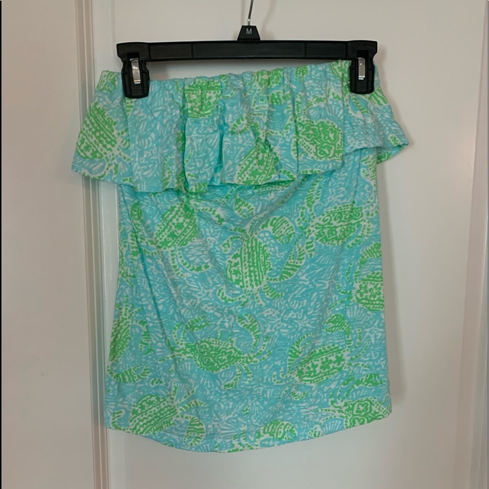 Lilly Pulitzer strapless top
